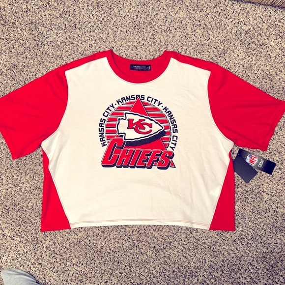 Junk Food Clothing Tops - NWT Chiefs crop top women’s Large